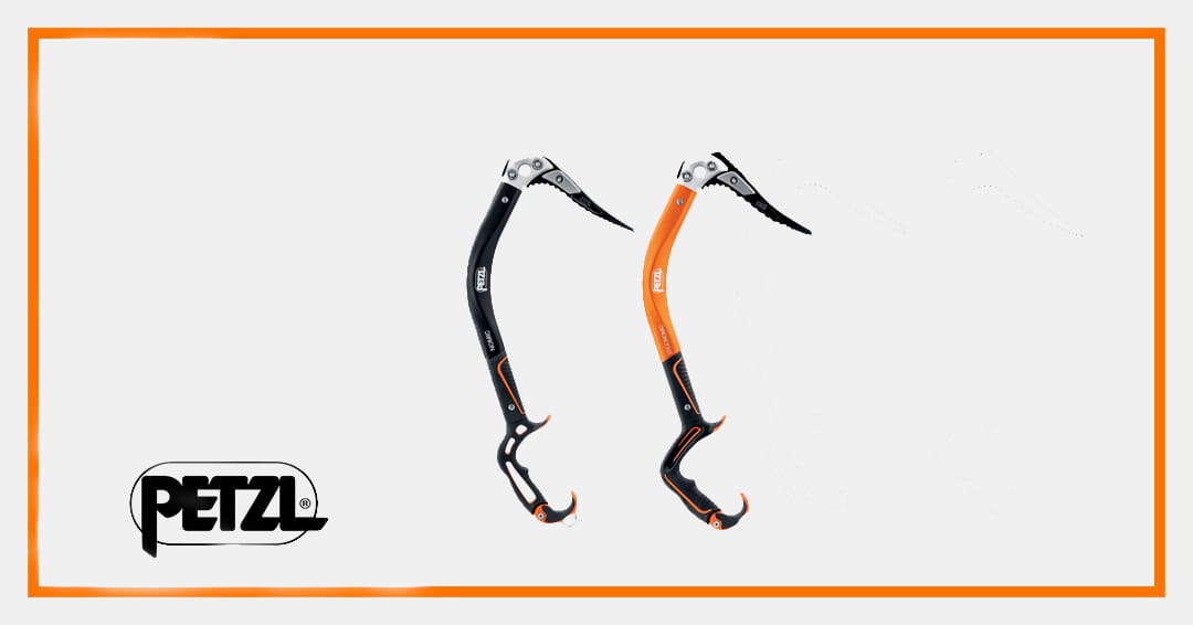 Petzl Nomic ja Ergonomic jäähakkujen takaisinveto